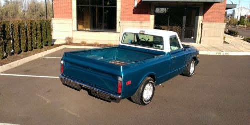 CHEVY C10 SHORT BED TRUCK WIDE BOX FLEETSIDE HOTROD PICKUP 350 V8 **NO RESERVE**, image 4