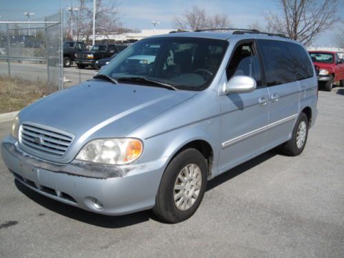 2002 kai sedona lx 7 passenger 66k miles very low reserve