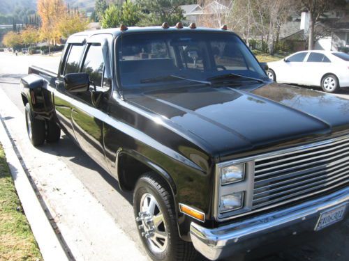 1988 chevrolet c/k 30 1 ton pick up truck,dully,crew cab.