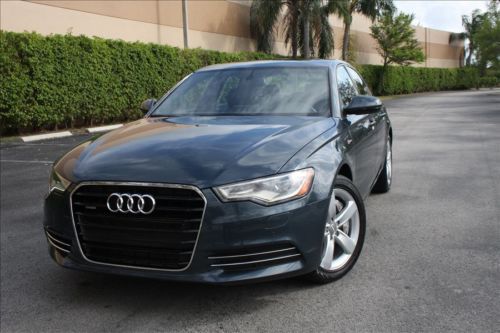 2012 audi a6 premium plus 3.0 quattro,msrp 56.2,cold w pkg,sd asst,free shipping
