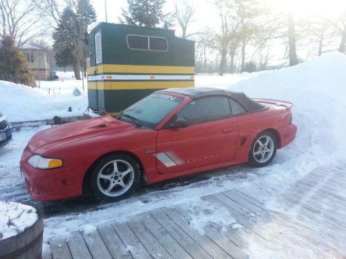 1997 genuine saleen mustang gt convertible s281  only 65k !