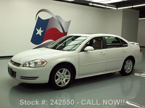 2012 chevy impala lt sunroof spoiler alloy wheels 43k!! texas direct auto