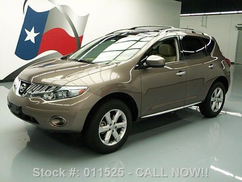 2010 nissan murano sl heated leather dual sunroof 36k! texas direct auto