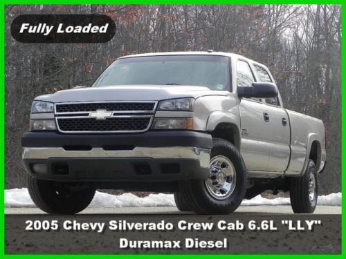 05 chevy chevrolet silverado 3500 4x4 4 door 6.6l lly duramax diesel no reserve