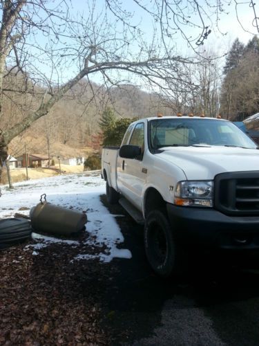 2002 Ford F250 EXT CAB 4x4 Service Utility Bed Truck, image 3