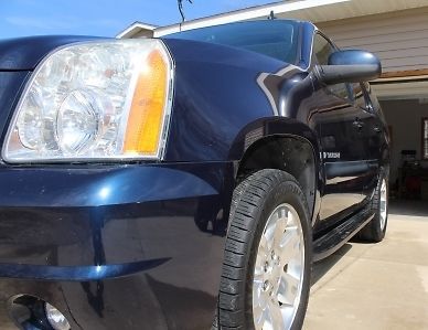 2007 GMC Yukon SLT 4x4, DVD, Sunroof, 3rd Row Blue, 20'' Wheels, Blue, Clean, image 6