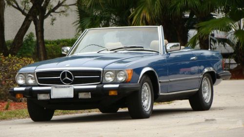 1980 mercedes benz 450sl roadster with both tops 78k and selling no reserve set