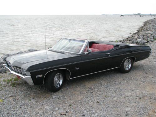 1968 Impala Convertible 327 Auto Air AMAZING DRIVER Street Hot Rat Rod Custom, image 11