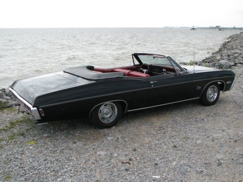 1968 Impala Convertible 327 Auto Air AMAZING DRIVER Street Hot Rat Rod Custom, image 16