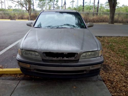 1992 acura legend, 4 door sedan, gray, automatic transmission - no reserve