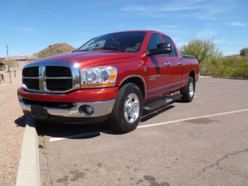 06 2500 crew cab shorty 4x2 5.9 h.o. diesel big horn edt.low miles carfax cert.
