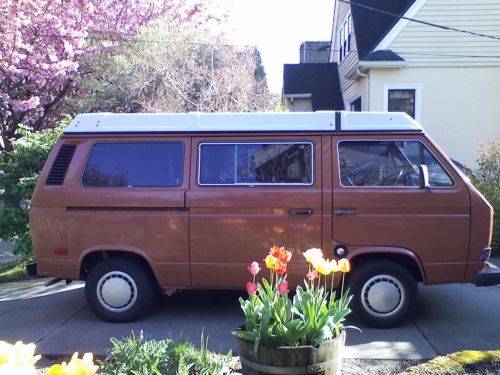 1982 volkswagen diesel vanagon westfalia vw van bus campmobile