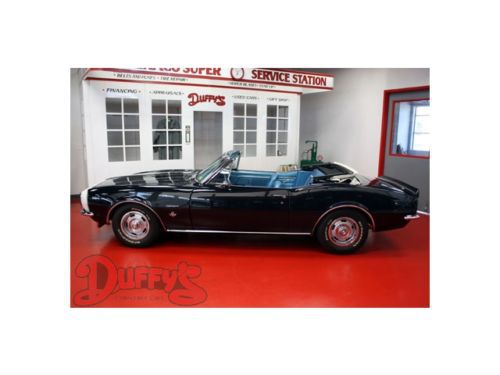 1967 Chevrolet Camaro Convertible Deepwater Blue Metallic V8, image 4