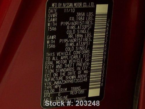 2011 NISSAN CUBE 1.8L AUTOMATIC CRUISE CTL CD AUDIO 42K TEXAS DIRECT AUTO, US $14,980.00, image 11