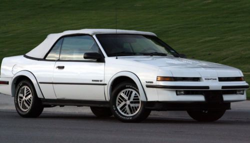 1989 pontiac sunbird gt turbo convertible