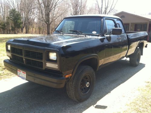 1993 dodge ram 250 4x4 cummins turbo diesel truck ext cab long bed auto 93