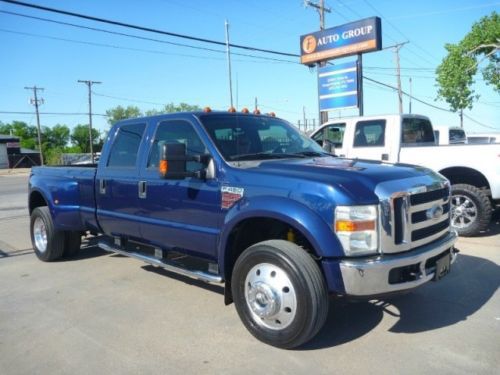 2008 ford f-450 crew cab diesel 4x4 xlt we finance dually dodge service f-350