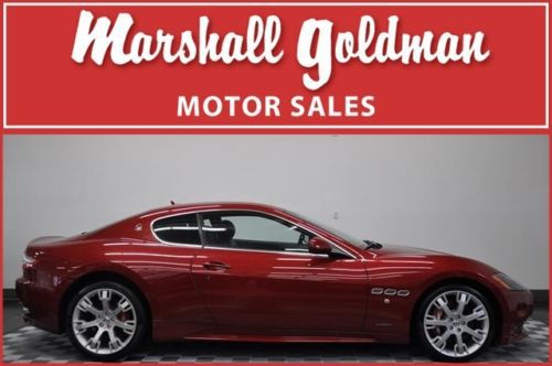 2012 maserati granturismo rosso trionface metallic with black only 10,600 miles