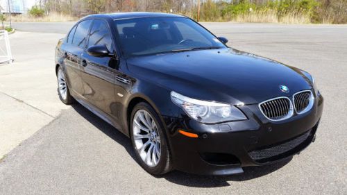 2008 bmw m5 base sedan 4-door 5.0l.6 speed manual trans,loaded,500hp no reserve