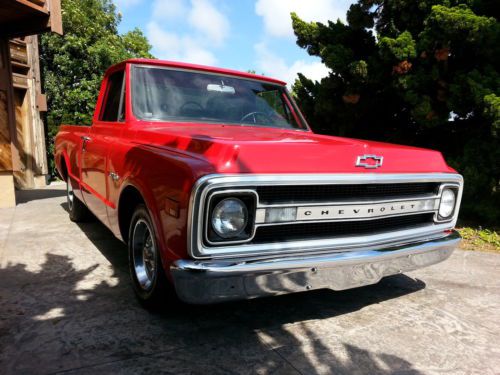 1969 chevy c10 3100 apache hotrod classic cruiser custom street rod muscle show