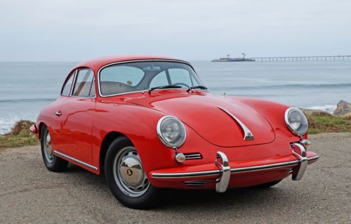 1964 porsche 356 sc: all numbers matching rare sc coupe, mechanically overhauled