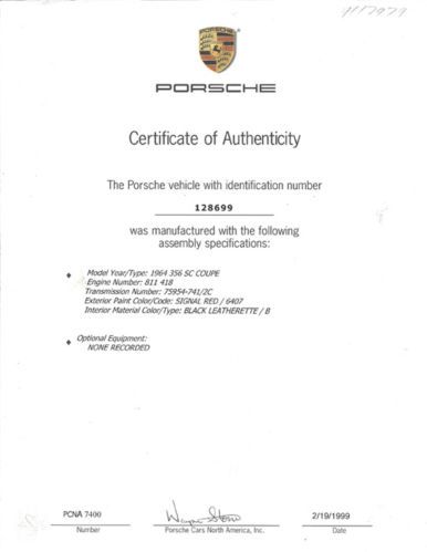 1964 Porsche 356 SC: All Numbers Matching Rare SC Coupe, Mechanically Overhauled, image 5