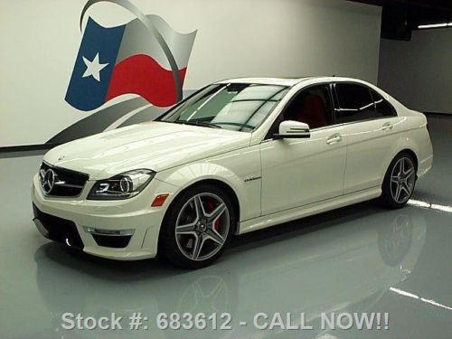 2012 mercedes-benz c63 amg development sunroof nav 9k texas direct auto