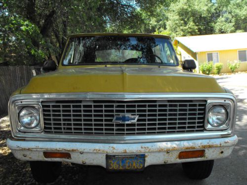 1972 Chevy K-5 Blazer California two owner 70,000 mile survivor must see!!!, image 3