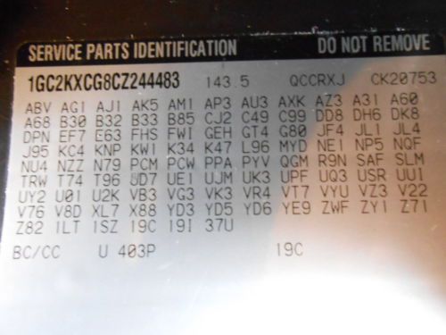 2012 Chevrolet Silverado 2500HD Ext Cab 4x4 15K NO RESERVE Salvage Rebuildable, image 37