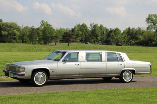 1987 CADILLAC FLEETWOOD BROUGHAM 11K ACTUAL MILES 1OWNER STRETCH LIMO NO RESERVE, image 6