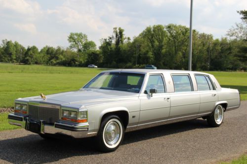 1987 CADILLAC FLEETWOOD BROUGHAM 11K ACTUAL MILES 1OWNER STRETCH LIMO NO RESERVE, image 7