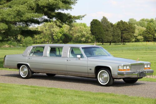 1987 CADILLAC FLEETWOOD BROUGHAM 11K ACTUAL MILES 1OWNER STRETCH LIMO NO RESERVE, image 12