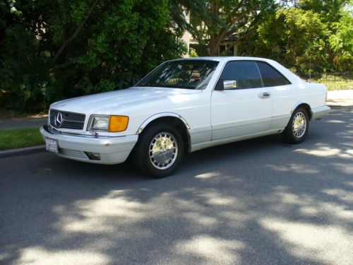 Clean california rust free mercedes benz 560 sec  runs excellent freeway miles