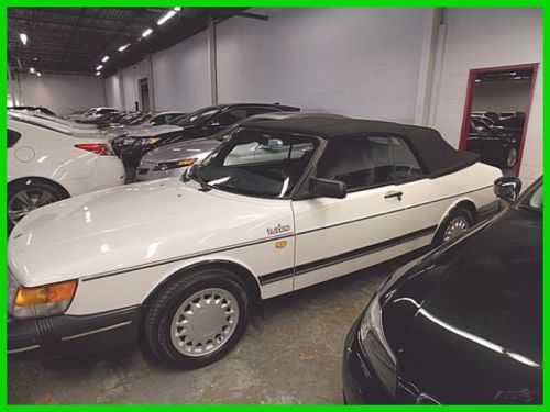 Incredible low mile 900 turbo convertible. original radio/ hard boot was stolen