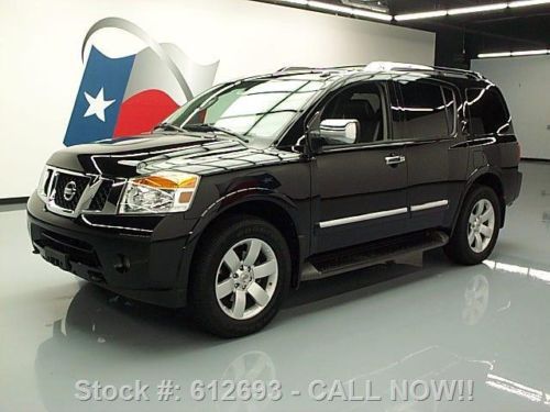 2011 nissan armada sl 4x4 8-pass leather rear cam 64k texas direct auto