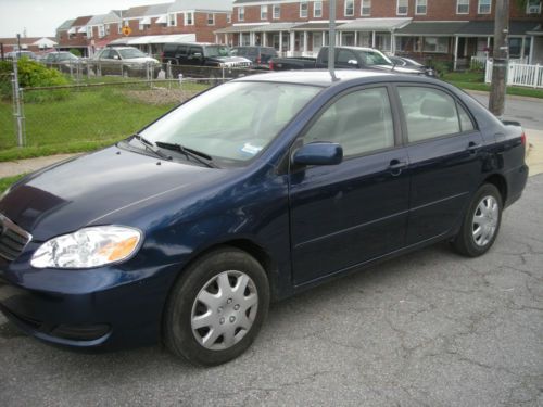 2006 toyota corolla le 48k miles blue md state inspected great condition