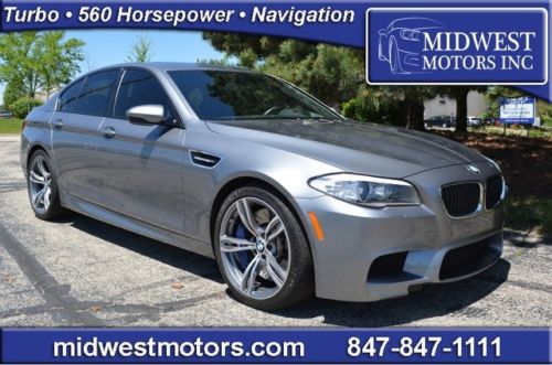 2013 bmw m5 executive pkg htd/cooled seats one owner superb 2014