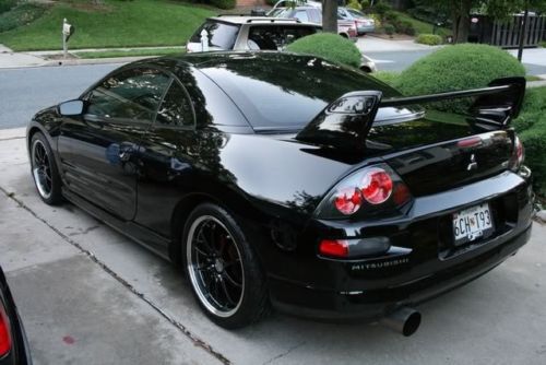 2003 black mitsubishi eclipse gt coupe 2-door 3.0l