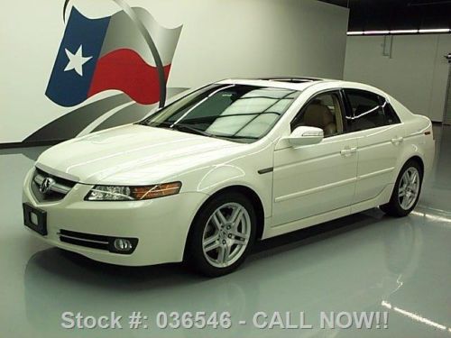 2008 acura tl heated leather sunroof nav rearview cam  texas direct auto