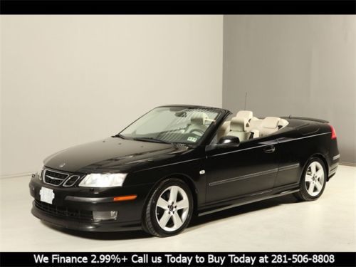 Convertible aero leather 78k miles black heated seats clean carfax autocheck !