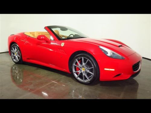 2014 ferrari california red tan v8 power hardtop