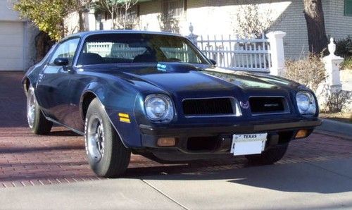 1974 pontiac formula super duty trans am sd455 1 of 58 built   1 owner