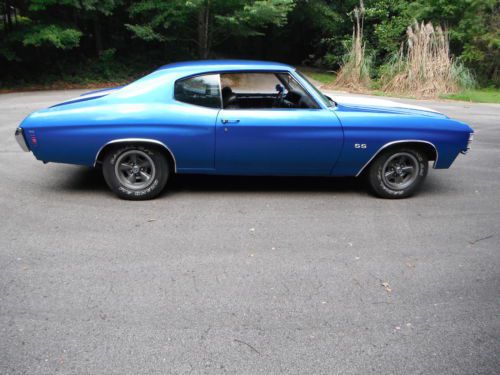 1971 chevelle/near completion/runs/drives/12 bolt rear end/a/c car