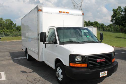 2008 gmc 3500 savana  box truck cube van 16 foot 1 ton cargo huge selection!!!!