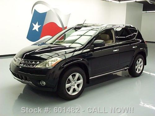 2007 nissan murano se awd sunroof rear cam leather 36k texas direct auto