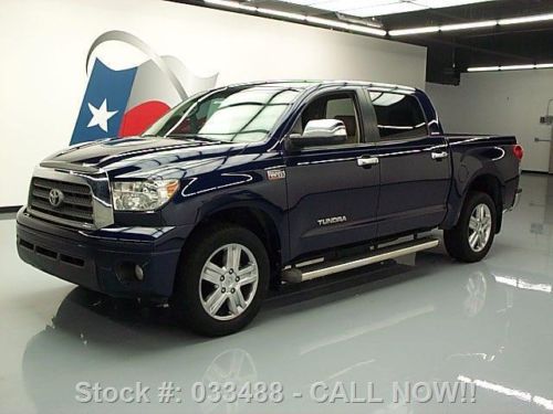 2008 toyota tundra limited crewmax leather nav 20&#039;s 57k texas direct auto