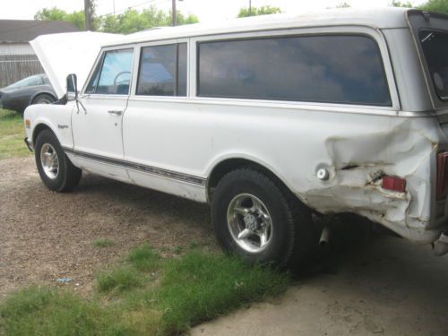 1972 chevrolet 2500 3 door subarban restoration project