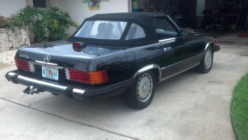 1986 MERCEDES 560 SL CONVERTIBLE W/TWO TOPS, US $10,000.00, image 4