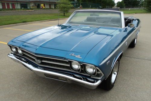 1969 chevelle &#034;ss&#034; convertible four speed restored bucket seats center console!!
