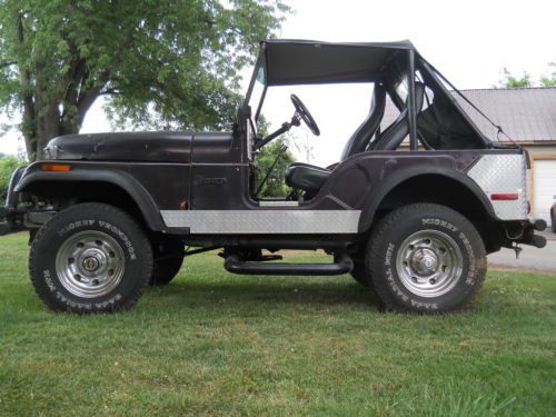 1973 jeep cj5 factory v8 large clear pictures needs restoration